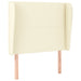 Tăblie de pat cu aripioare, crem, 83x23x118/128 cm, piele eco - WALTI WALTI