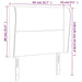 Tăblie de pat cu aripioare, crem, 83x23x118/128 cm, piele eco - WALTI WALTI