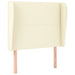 Tăblie de pat cu aripioare, crem, 103x23x118/128 cm, piele eco - WALTI WALTI