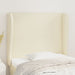 Tăblie de pat cu aripioare, crem, 103x23x118/128 cm, piele eco - WALTI WALTI