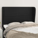 Tăblie de pat cu aripioare, negru, 147x23x118/128 cm, piele eco - WALTI WALTI