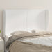 Tăblie de pat cu aripioare, alb, 147x23x118/128 cm, piele eco - WALTI WALTI