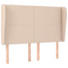 Tăblie pat cu aripioare cappuccino 147x23x118/128 cm piele eco - WALTI WALTI