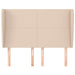 Tăblie pat cu aripioare cappuccino 147x23x118/128 cm piele eco - WALTI WALTI