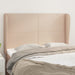 Tăblie pat cu aripioare cappuccino 147x23x118/128 cm piele eco - WALTI WALTI