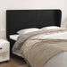 Tăblie de pat cu aripioare, negru, 203x23x118/128 cm, piele eco - WALTI WALTI