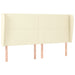 Tăblie de pat cu aripioare, crem, 203x23x118/128 cm, piele eco - WALTI WALTI