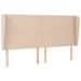 Tăblie pat cu aripioare cappuccino 203x23x118/128 cm piele eco - WALTI WALTI