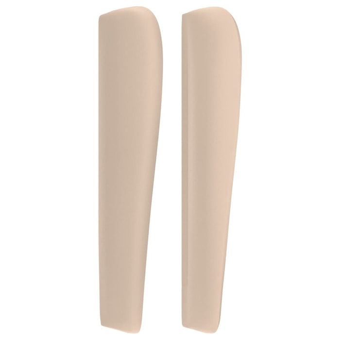 Tăblie pat cu aripioare cappuccino 203x23x118/128 cm piele eco - WALTI WALTI