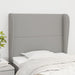 Tăblie de pat cu aripioare gri deschis 103x23x118/128 cm textil - WALTI WALTI