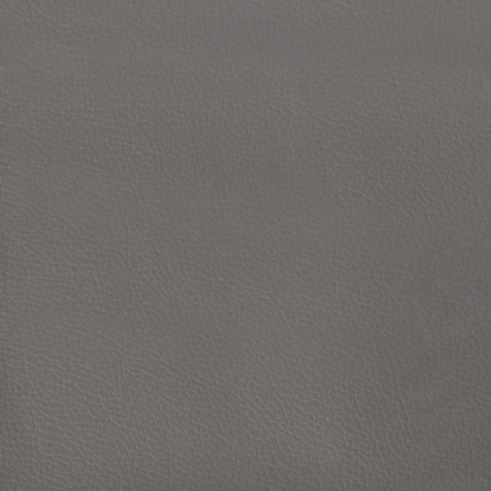 Tăblie de pat cu aripioare gri 93x23x118/128 cm piele eco - WALTI WALTI