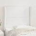 Tăblie de pat cu aripioare, alb, 103x23x118/128 cm, piele eco - WALTI WALTI