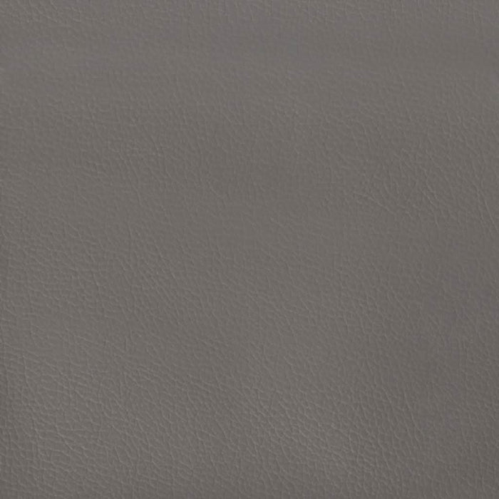 Tăblie de pat cu aripioare gri 103x23x118/128 cm piele eco - WALTI WALTI