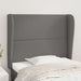 Tăblie de pat cu aripioare gri 103x23x118/128 cm piele eco - WALTI WALTI