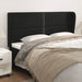 Tăblie de pat cu aripioare, negru, 203x23x118/128 cm, piele eco - WALTI WALTI
