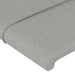 Tăblie de pat cu aripioare gri deschis 147x23x118/128 cm textil - WALTI WALTI