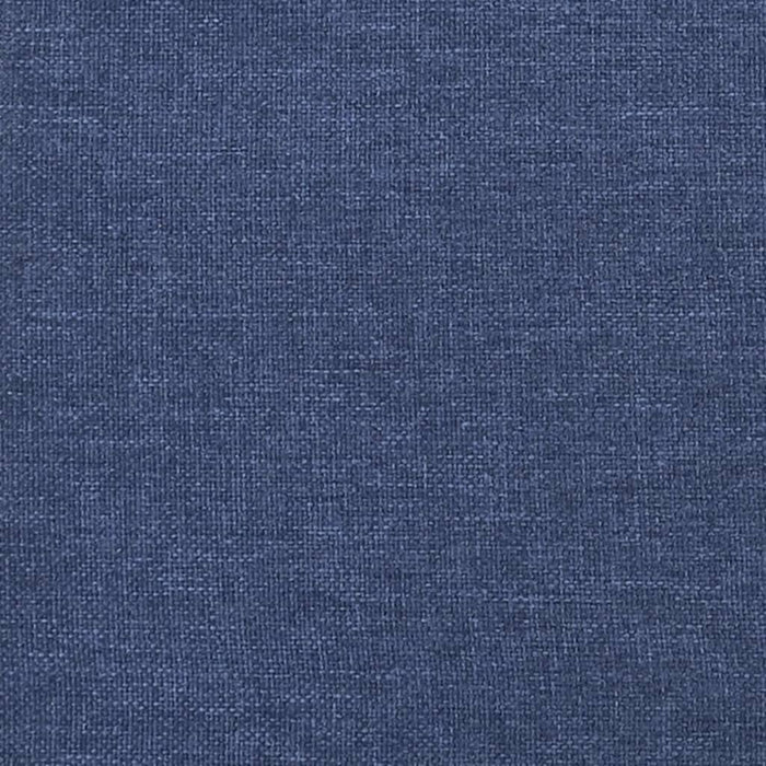 Tăblie de pat cu aripioare, albastru, 203x23x118/128 cm, textil - WALTI WALTI