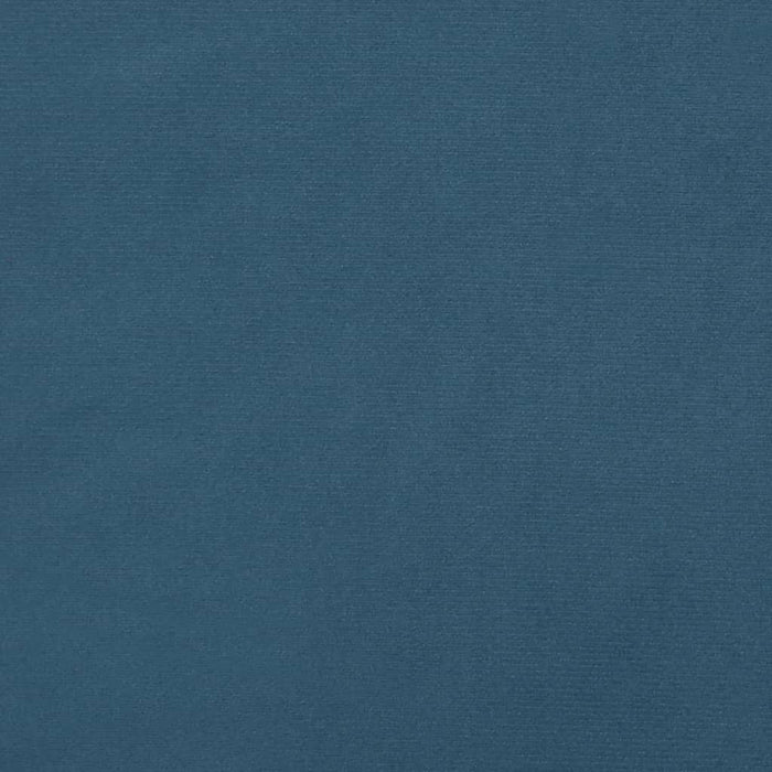 Tăblie pat cu urechi albastru închis 147x23x118/128 cm catifea - WALTI WALTI