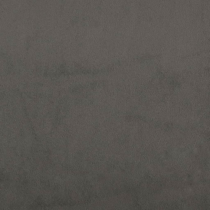 Tăblie de pat cu aripioare gri închis 203x23x118/128 cm catifea - WALTI WALTI