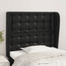 Tăblie de pat cu aripioare, negru, 83x23x118/128 cm, piele eco - WALTI WALTI