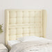 Tăblie de pat cu aripioare, crem, 93x23x118/128 cm, piele eco - WALTI WALTI