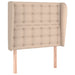 Tăblie pat cu aripioare cappuccino 103x23x118/128 cm piele eco - WALTI WALTI