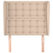 Tăblie pat cu aripioare cappuccino 103x23x118/128 cm piele eco - WALTI WALTI