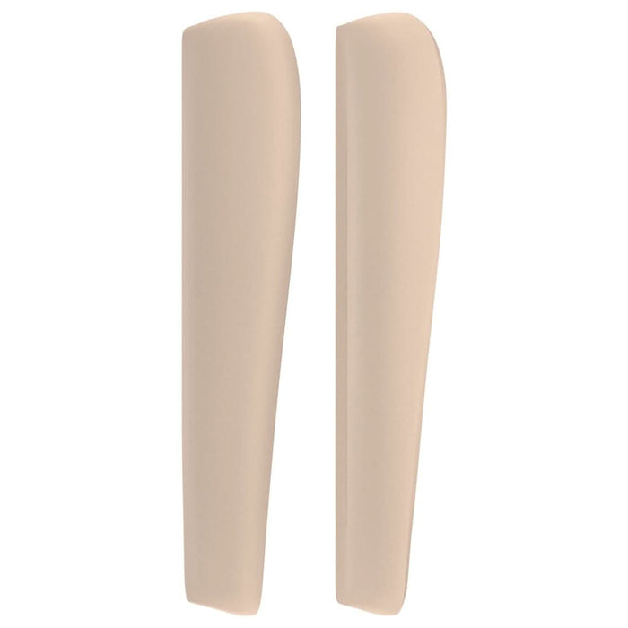 Tăblie pat cu aripioare cappuccino 103x23x118/128 cm piele eco - WALTI WALTI