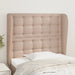 Tăblie pat cu aripioare cappuccino 103x23x118/128 cm piele eco - WALTI WALTI