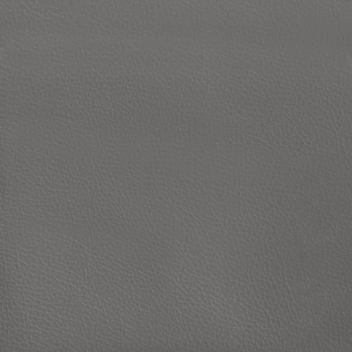 Tăblie de pat cu aripioare gri 183x23x118/128 cm piele eco - WALTI WALTI