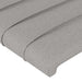 Tăblie de pat cu aripioare gri deschis 83x23x118/128 cm textil - WALTI WALTI
