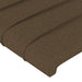 Tăblie de pat cu aripioare maro închis 103x23x118/128 cm textil - WALTI WALTI