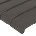 Tăblie de pat cu aripioare gri închis 163x23x118/128 cm catifea - WALTI WALTI