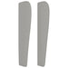 Tăblie de pat cu aripioare gri deschis 103x23x118/128 cm textil - WALTI WALTI