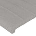 Tăblie de pat cu aripioare gri deschis 103x23x118/128 cm textil - WALTI WALTI