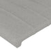 Tăblie de pat cu aripioare gri deschis 183x23x118/128 cm textil - WALTI WALTI