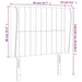 Tăblie de pat cu aripioare gri închis 83x23x118/128 cm catifea - WALTI WALTI