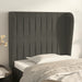 Tăblie de pat cu aripioare gri închis 83x23x118/128 cm catifea - WALTI WALTI