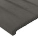 Tăblie de pat cu aripioare gri închis 163x23x118/128 cm catifea - WALTI WALTI
