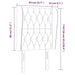 Tăblie de pat cu aripioare gri deschis 83x23x118/128 cm textil - WALTI WALTI