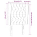 Tăblie de pat cu aripioare gri închis 83x23x118/128 cm textil - WALTI WALTI