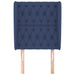 Tăblie de pat cu aripioare, albastru, 83x23x118/128 cm, textil - WALTI WALTI