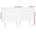Tăblie de pat cu aripioare gri deschis 203x23x118/128 cm textil - WALTI WALTI