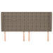 Tăblie de pat cu aripioare gri taupe 183x23x118/128 cm textil - WALTI WALTI