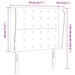 Tăblie de pat cu aripioare gri deschis 83x23x118/128 cm catifea - WALTI WALTI