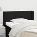 Tăblie de pat cu aripioare negru 83x16x78/88 cm textil - WALTI WALTI
