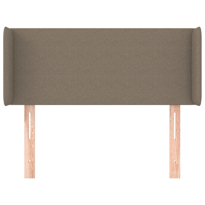 Tăblie de pat cu aripioare gri taupe 83x16x78/88 cm textil - WALTI WALTI
