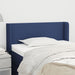 Tăblie de pat cu aripioare albastru 93x16x78/88 cm textil - WALTI WALTI