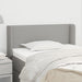Tăblie de pat cu aripioare gri deschis 103x16x78/88 cm textil - WALTI WALTI