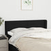 Tăblie de pat cu aripioare negru 147x16x78/88 cm textil - WALTI WALTI